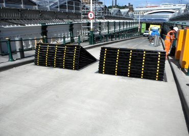 PAS 68 Shallow foundation road blockers