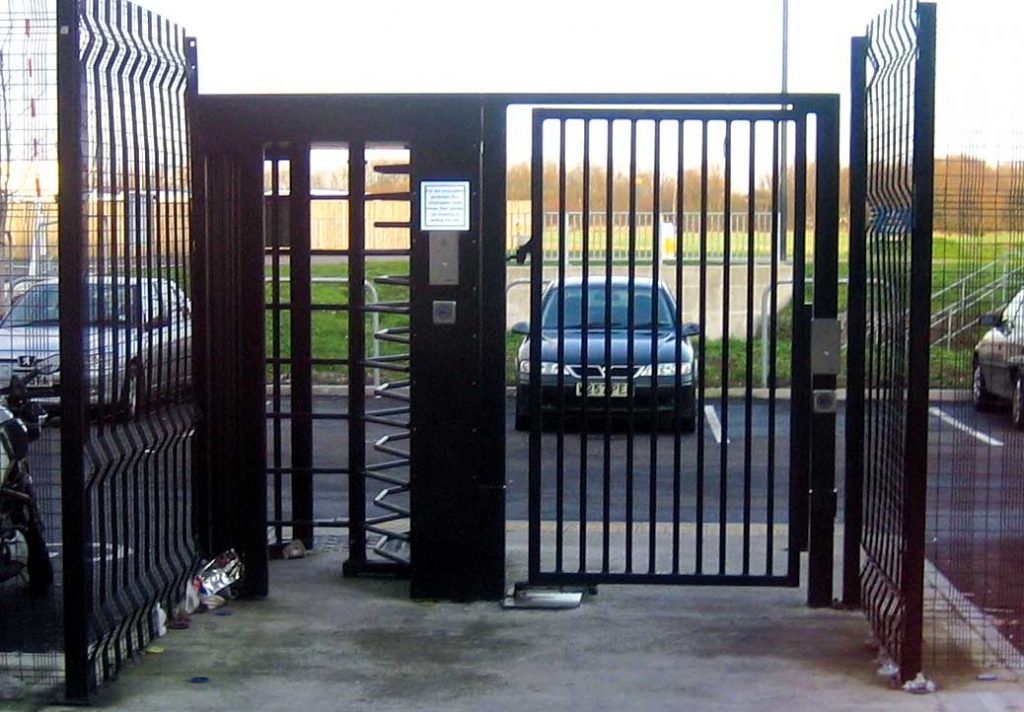 turnstile with disabled access gate