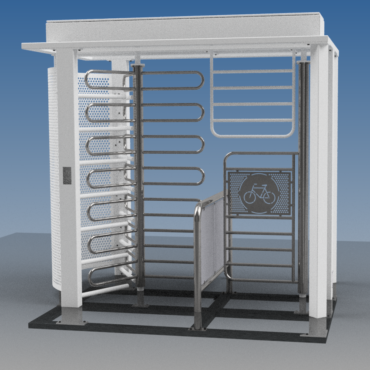Turnstile with Bicycle gate
