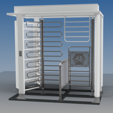 TurnSec Bicycle 4.0 - Turnstile system with bicycle sluice